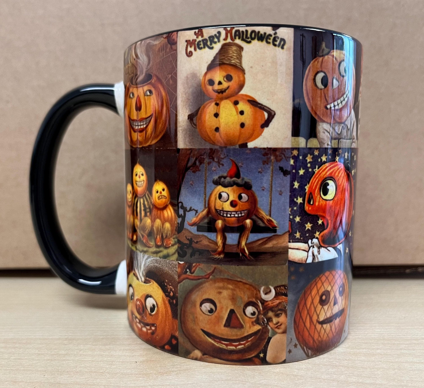 Creepy Vintage Pumpkin Mug