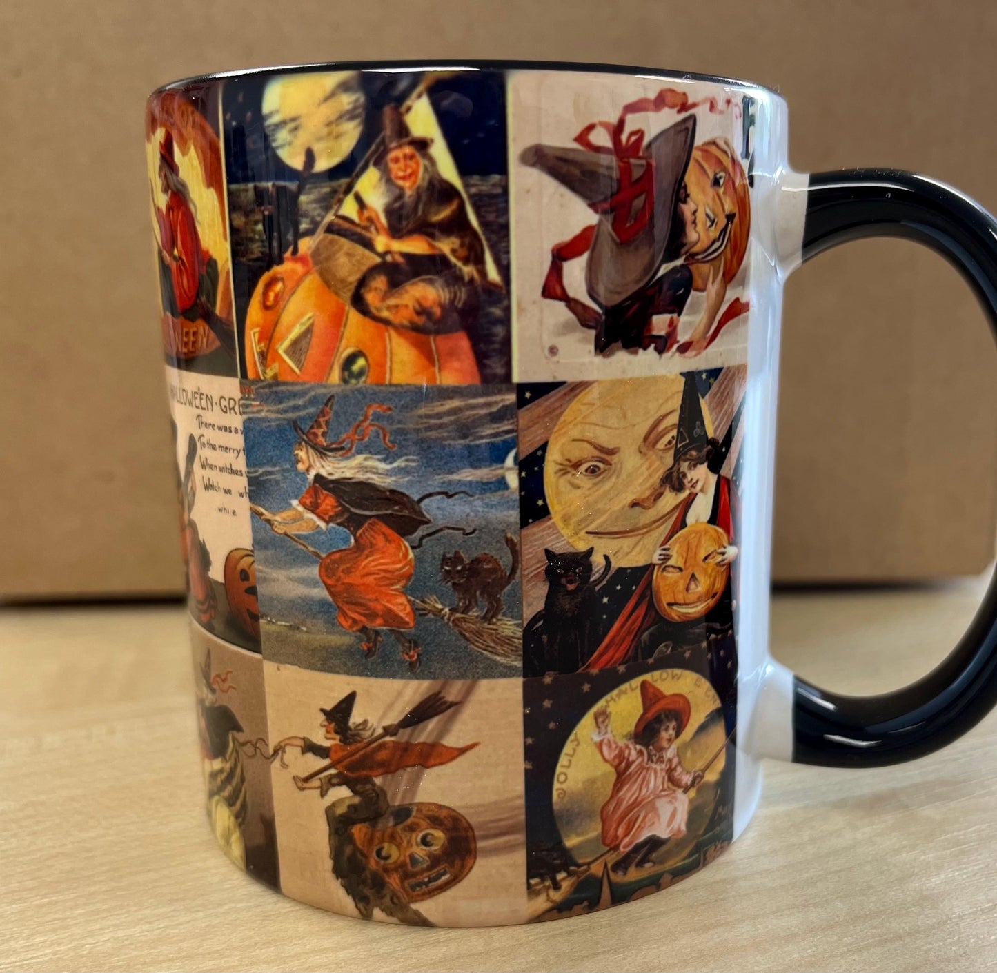 Vintage Halloween Witch Mug