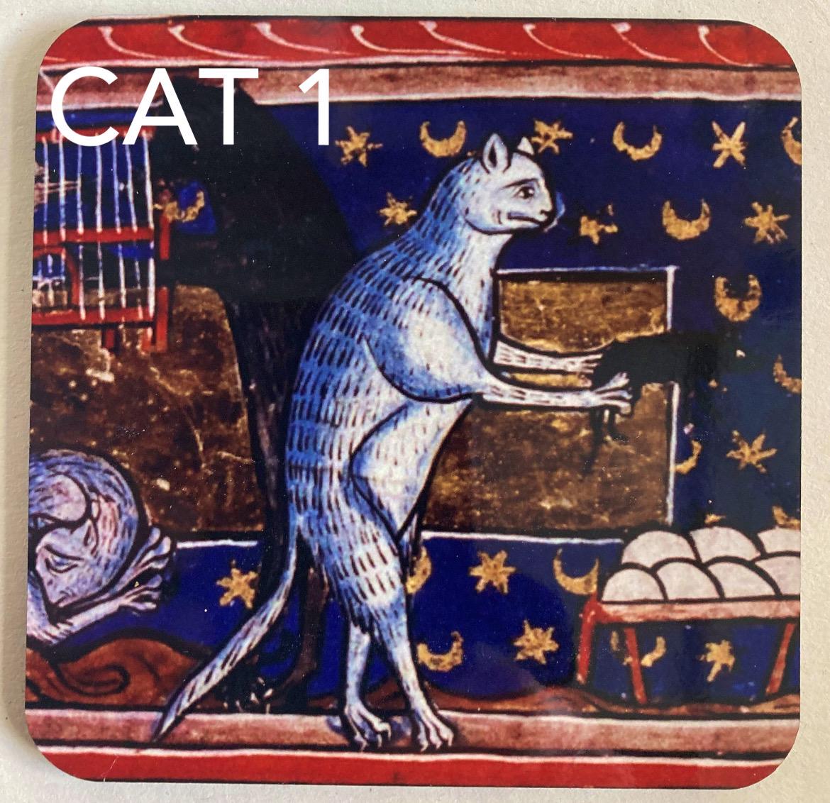 Cat Coasters - Choose from 8 designs