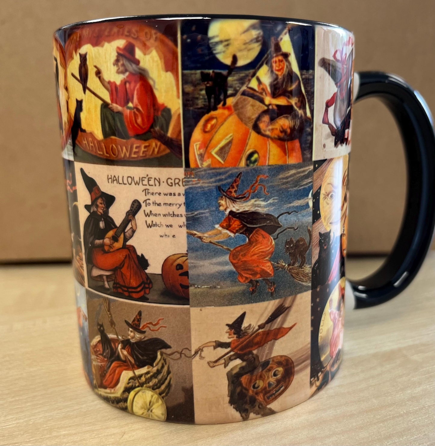 Vintage Halloween Witch Mug