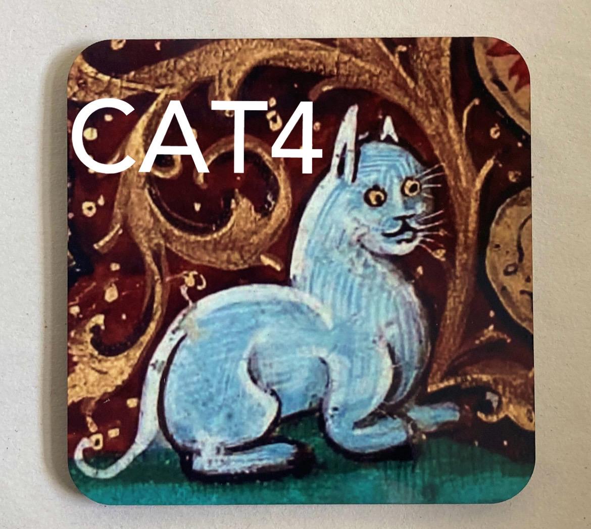 Cat Coasters - Choose from 8 designs