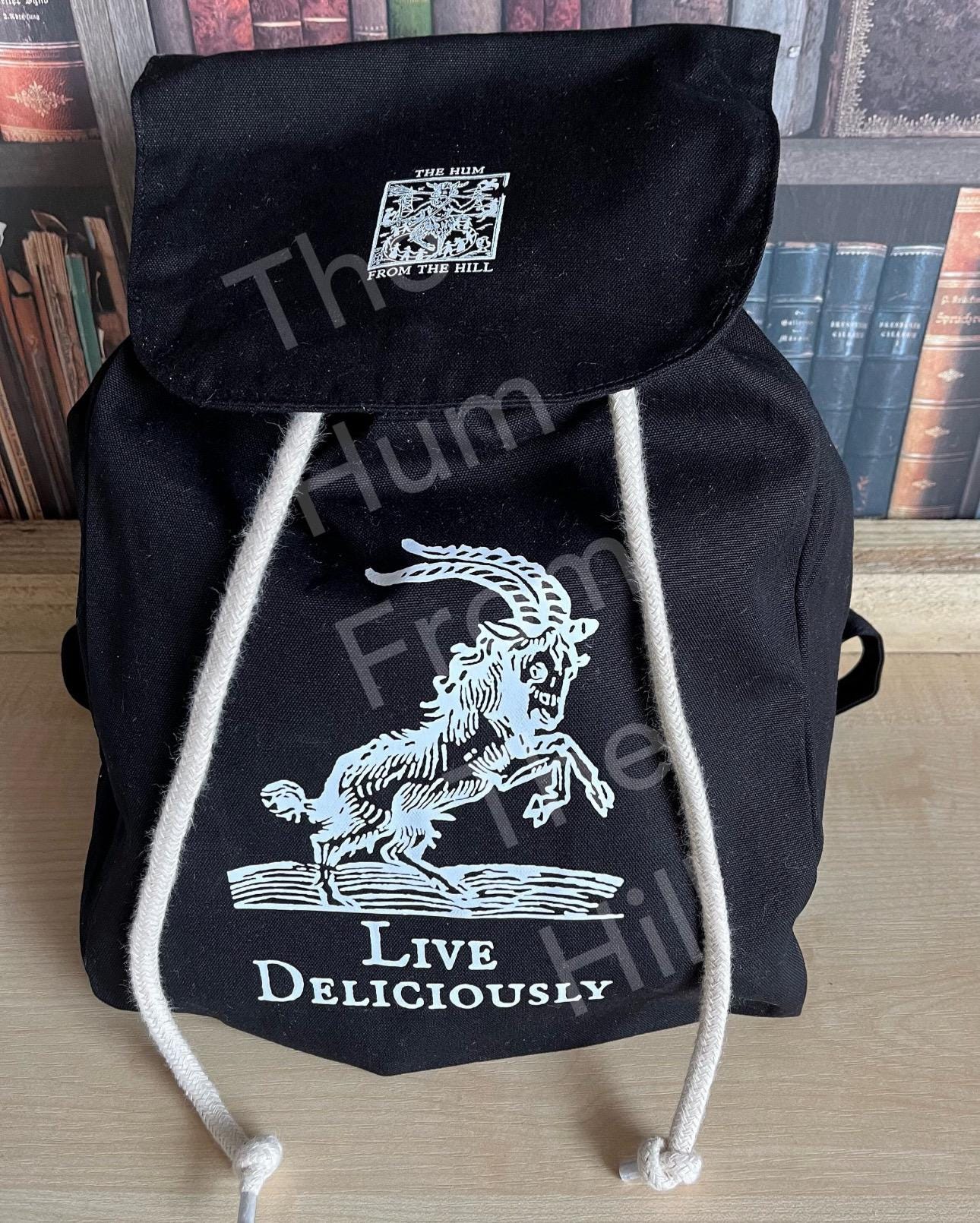 10Ltr Cotton Backpack Live Deliciously