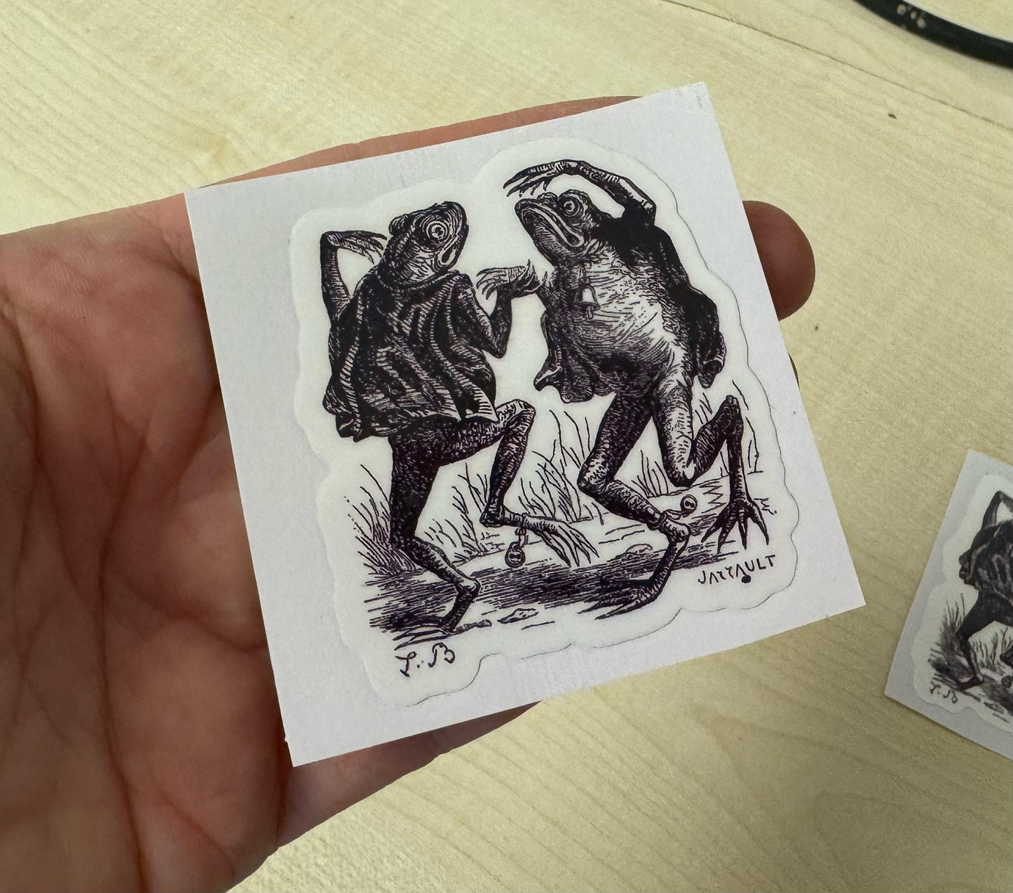 Dancing Toads Sticker