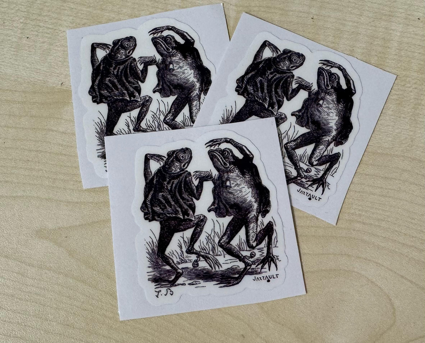 Dancing Toads Sticker