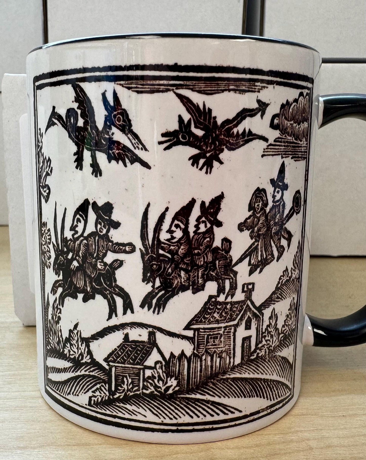 Witches Riding Goats mug