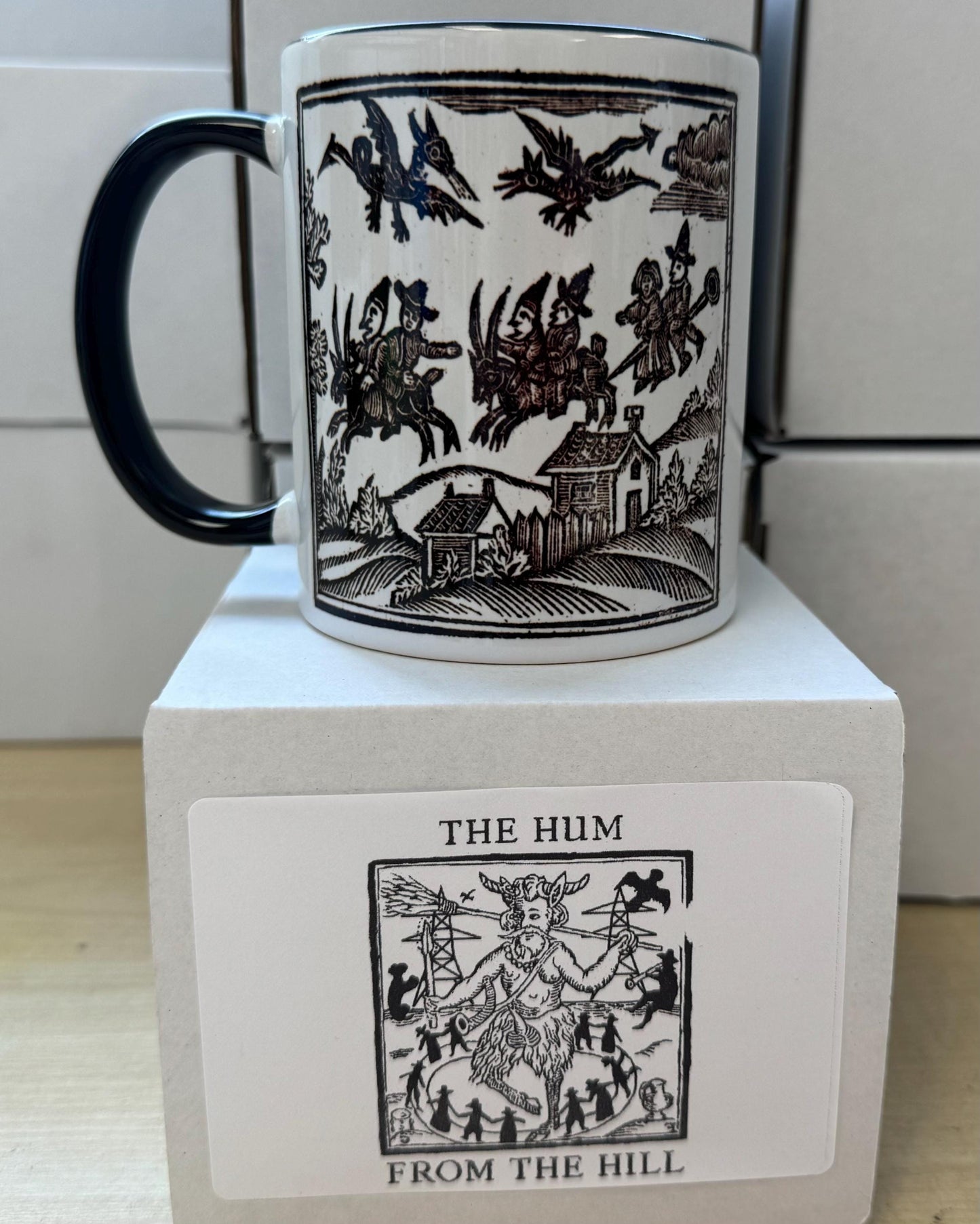 Witches Riding Goats mug