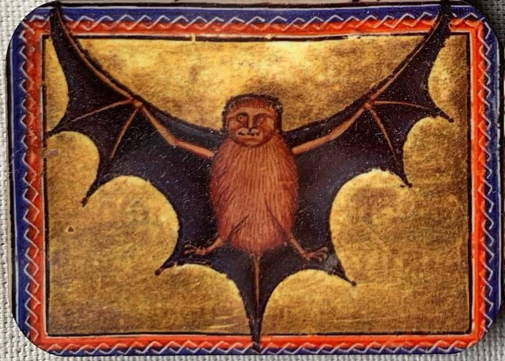 Medieval Bat Fridge Magnets