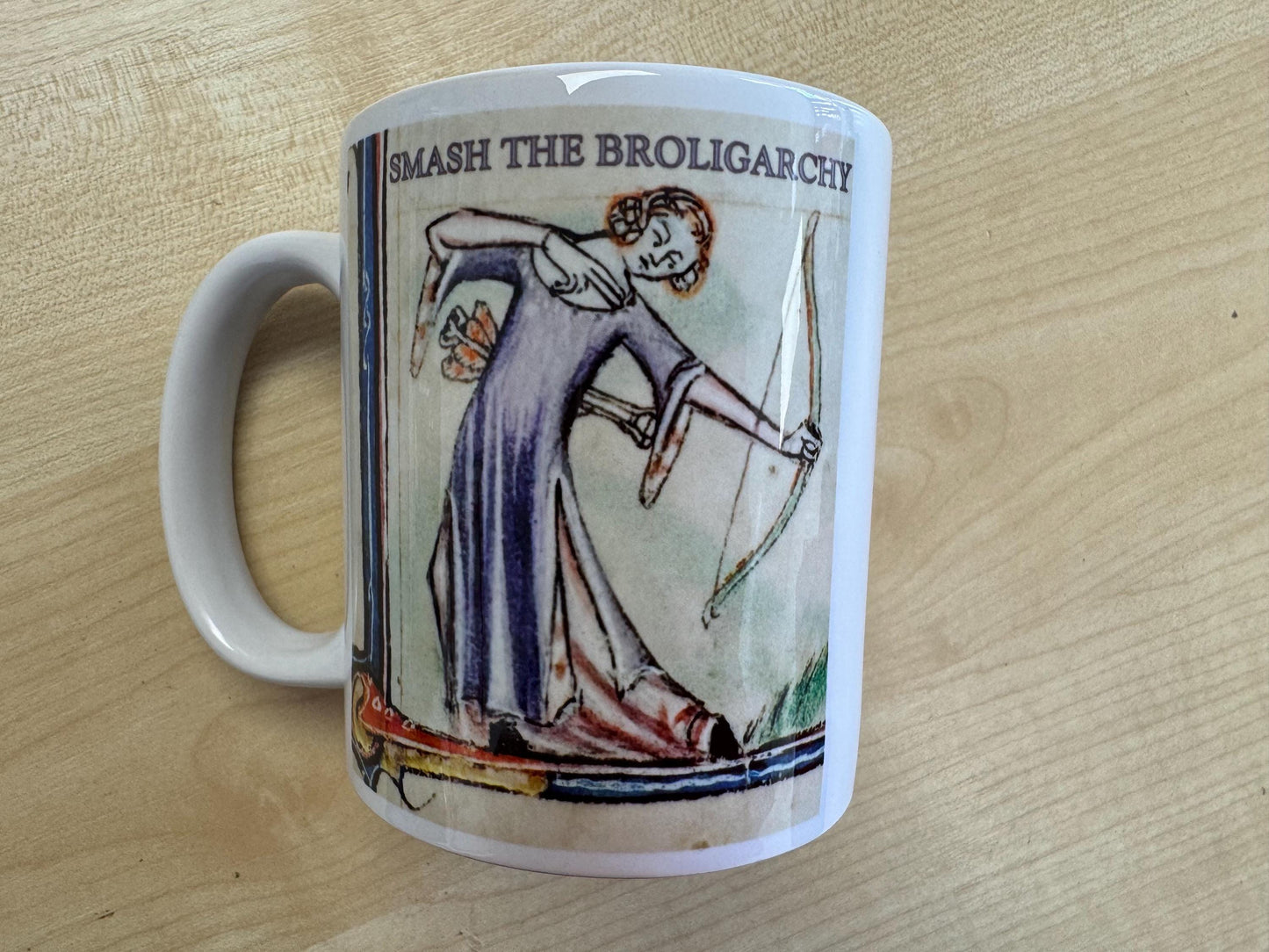 Smash the Broligarchy mug