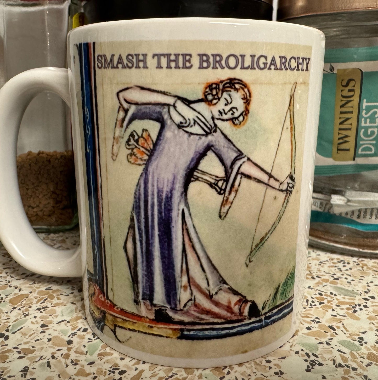 Smash the Broligarchy mug
