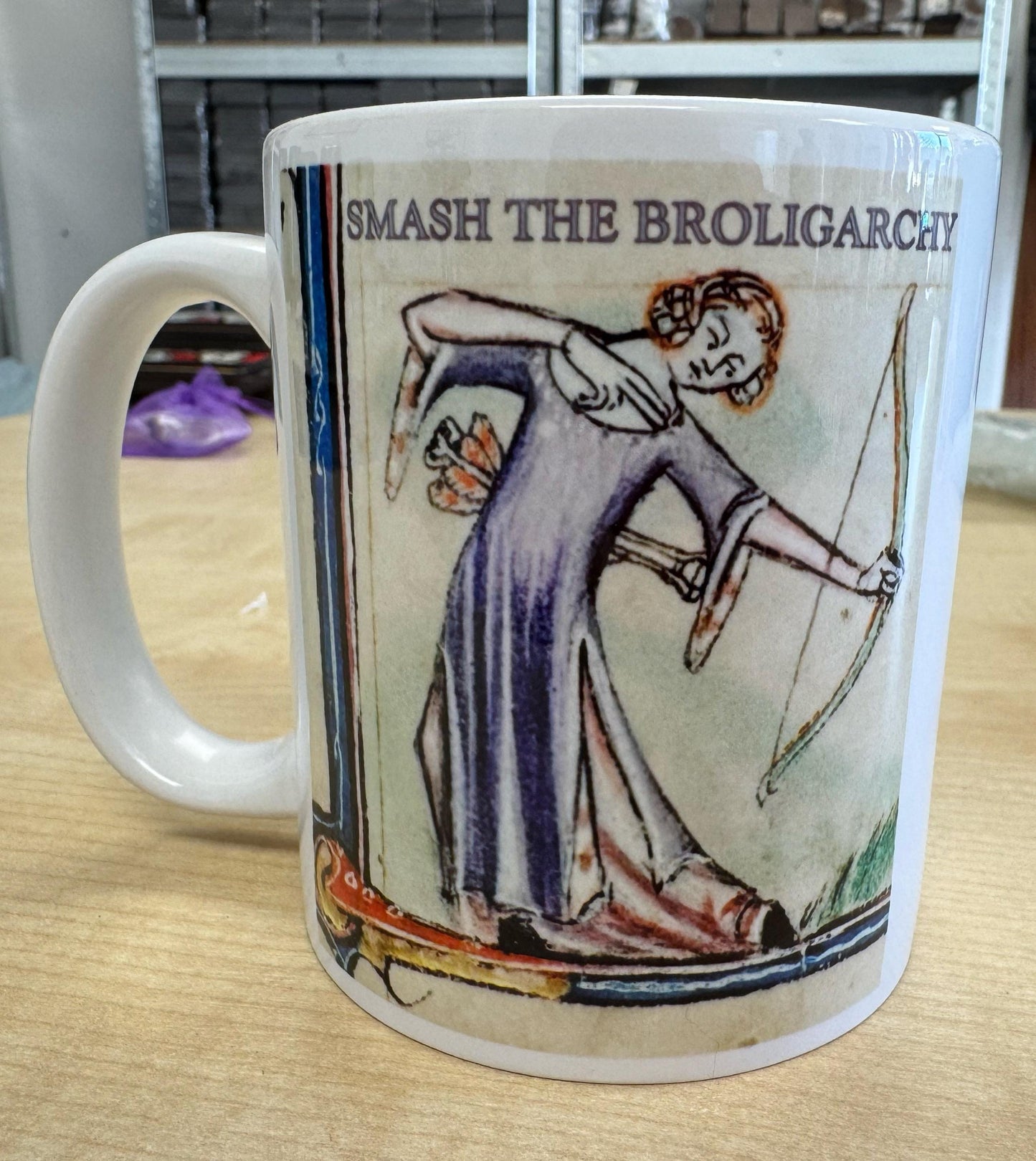 Smash the Broligarchy mug