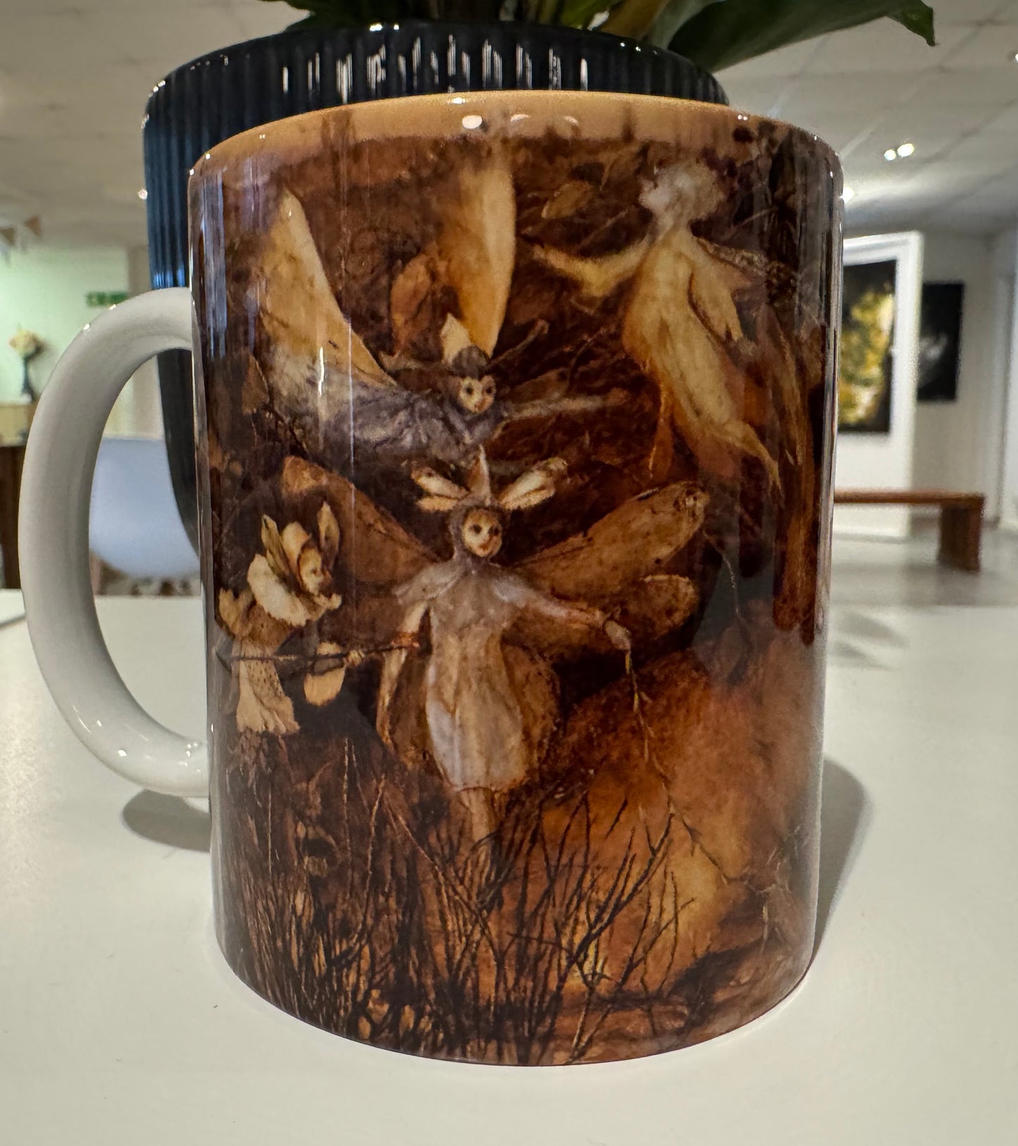 Rabbit amongst Fairies Mug by John Anster Fitzgerald