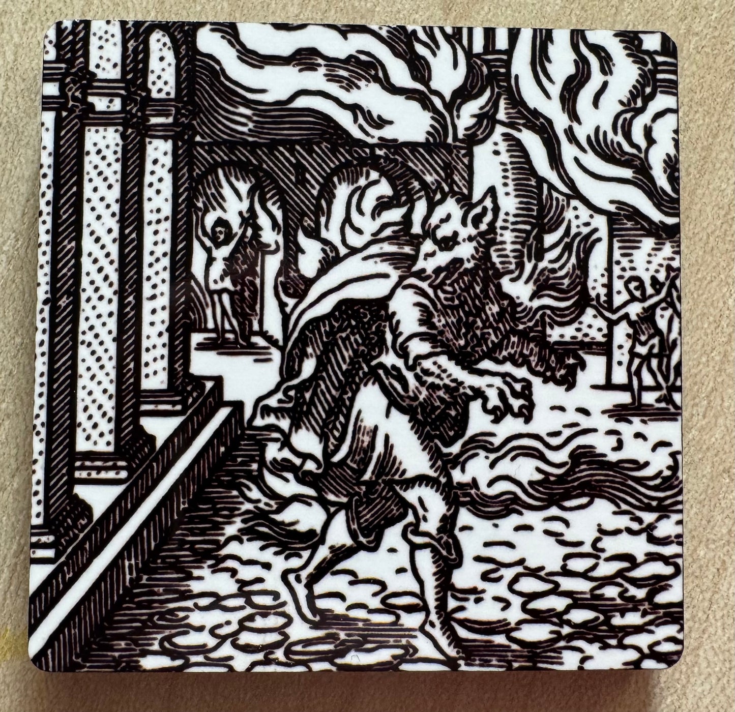Werewolf (15th-18th century) magnets