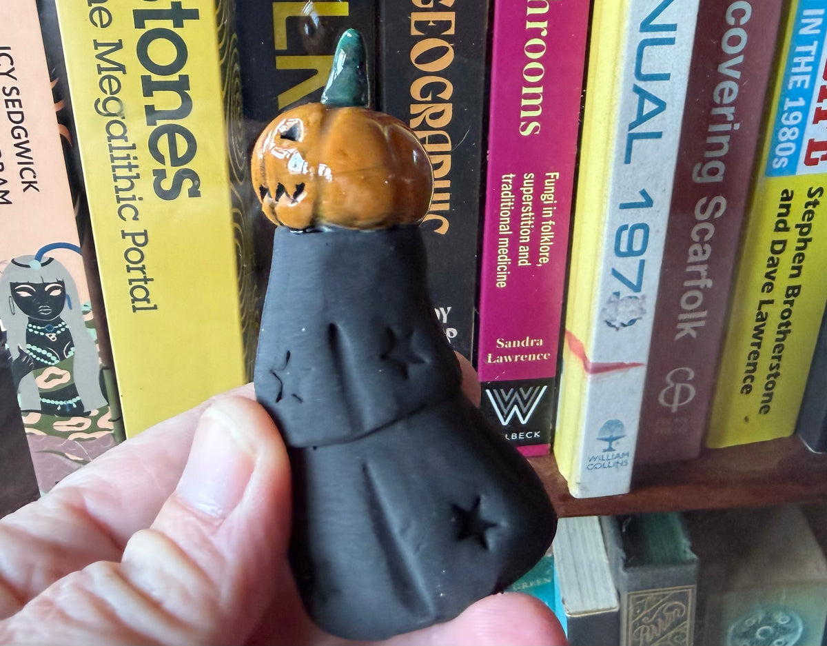 Pumpkin Head Figurine