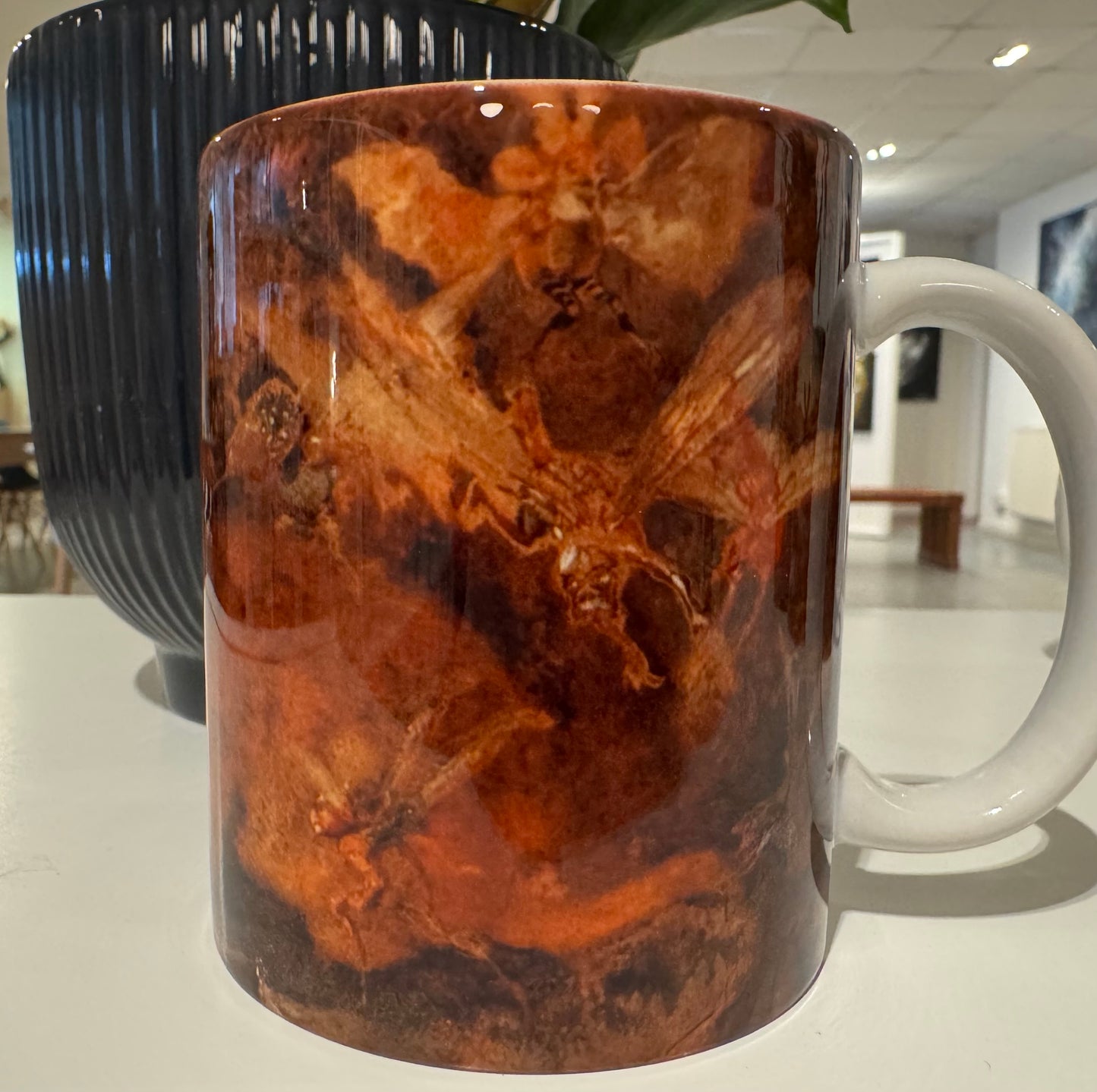 Cat amongst Fairies Mug by John Anster Fitzgerald