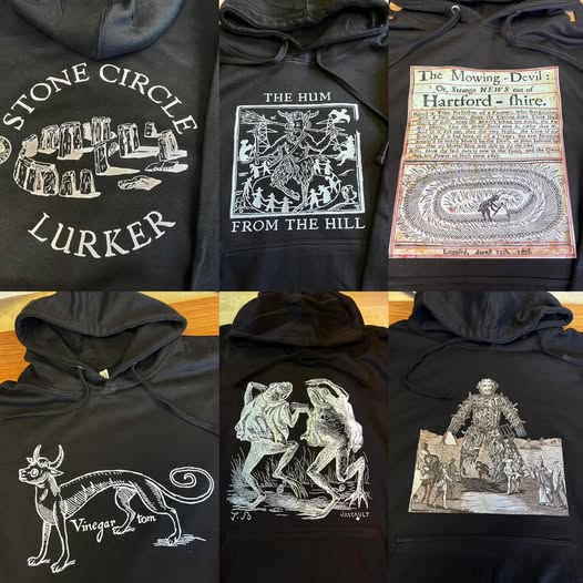 Hoodie With Zip and Image on the Back