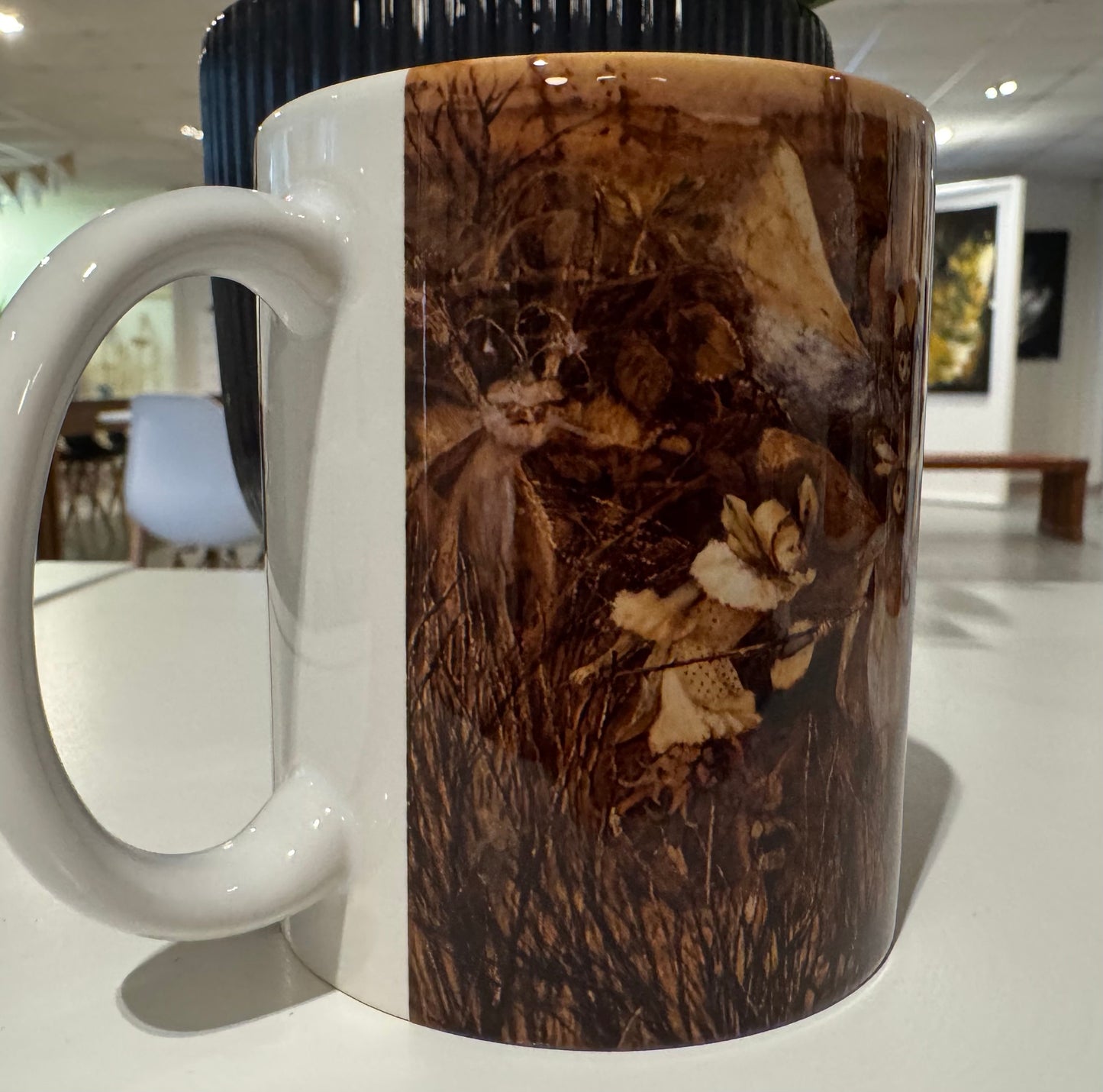 Rabbit amongst Fairies Mug by John Anster Fitzgerald