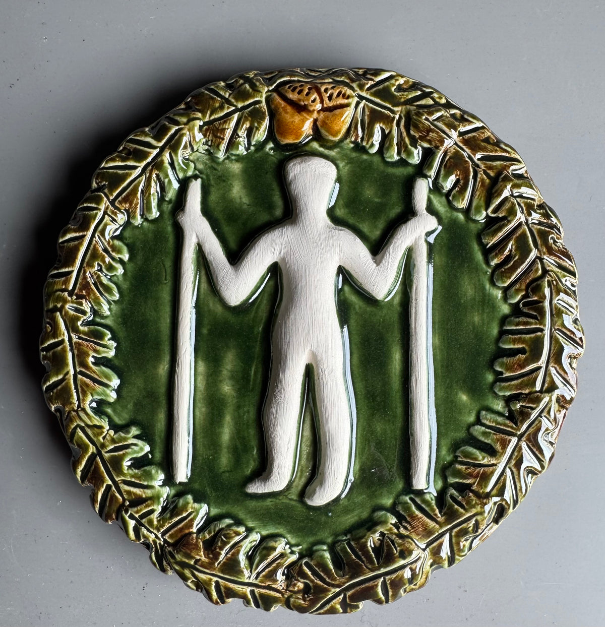 Long man of Wilmington wall plaque