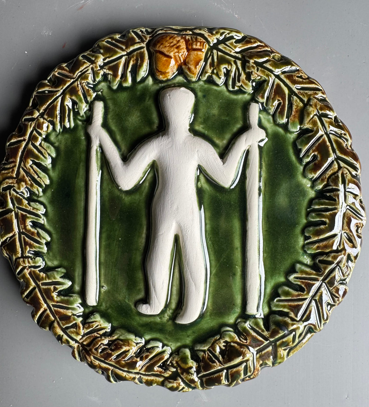 Long man of Wilmington wall plaque