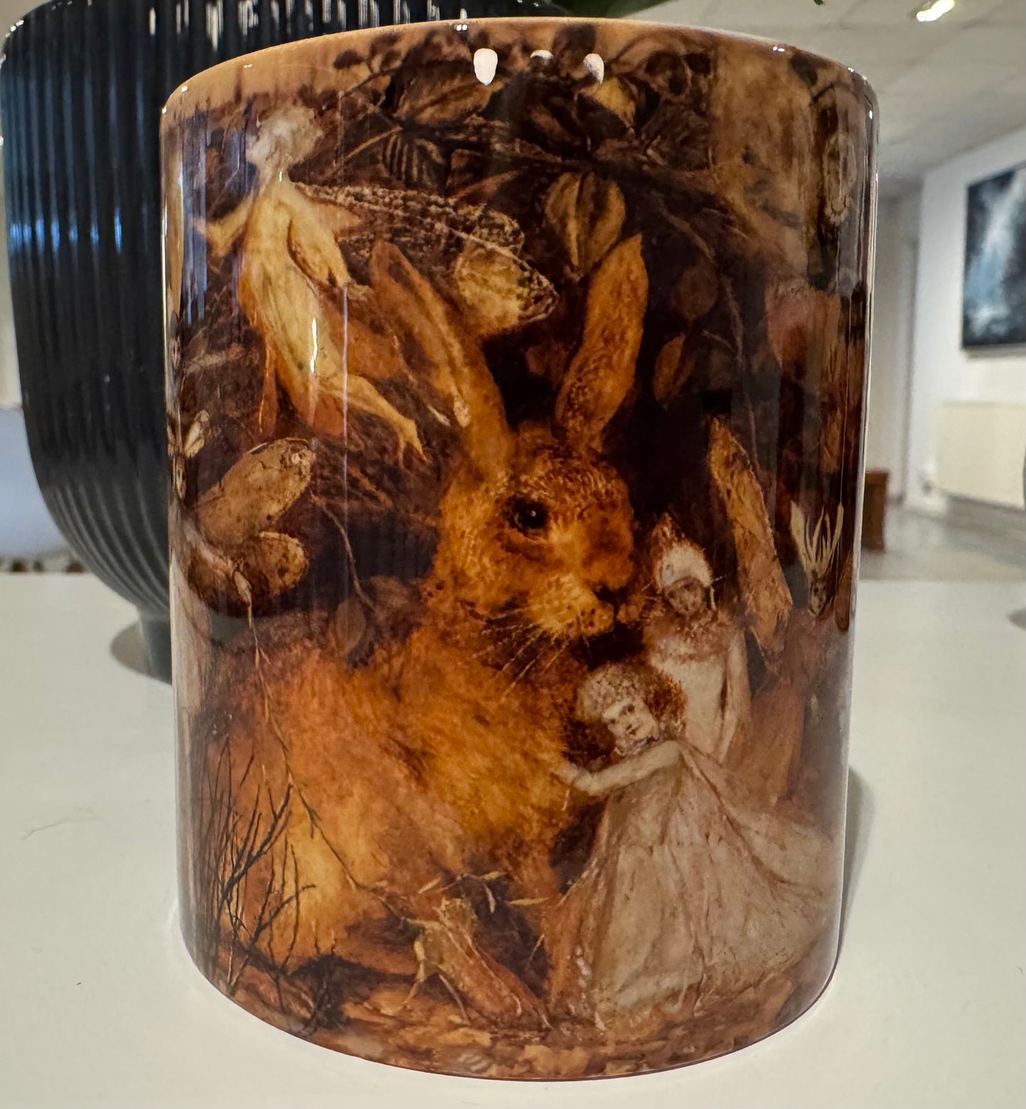 Rabbit amongst Fairies Mug by John Anster Fitzgerald