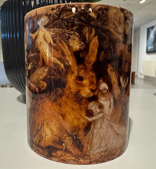 Rabbit amongst Fairies Mug by John Anster Fitzgerald