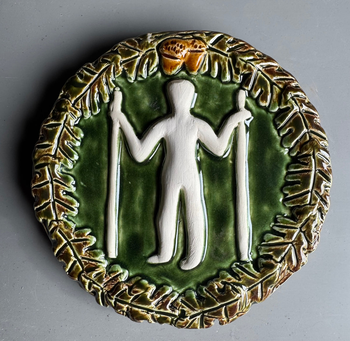 Long man of Wilmington wall plaque