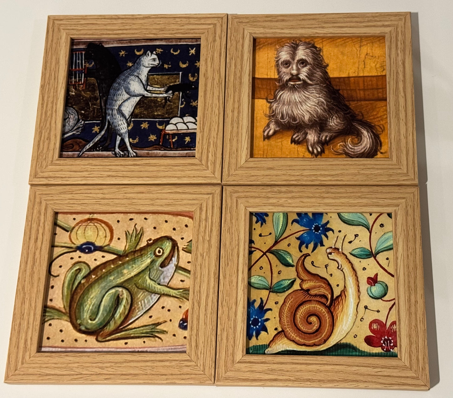 Medieval Animal Prints - Choose from Four Images