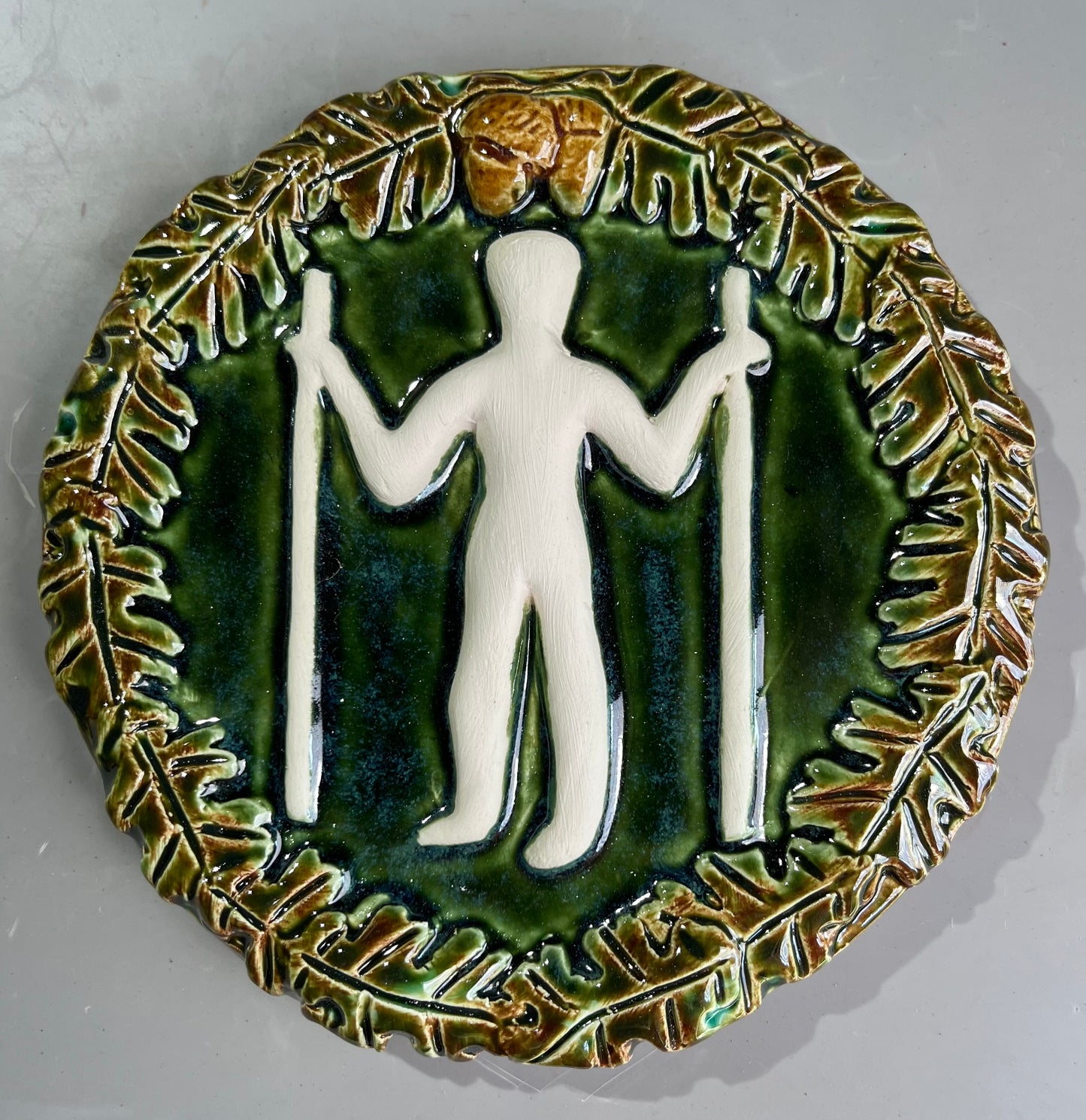 Long man of Wilmington wall plaque