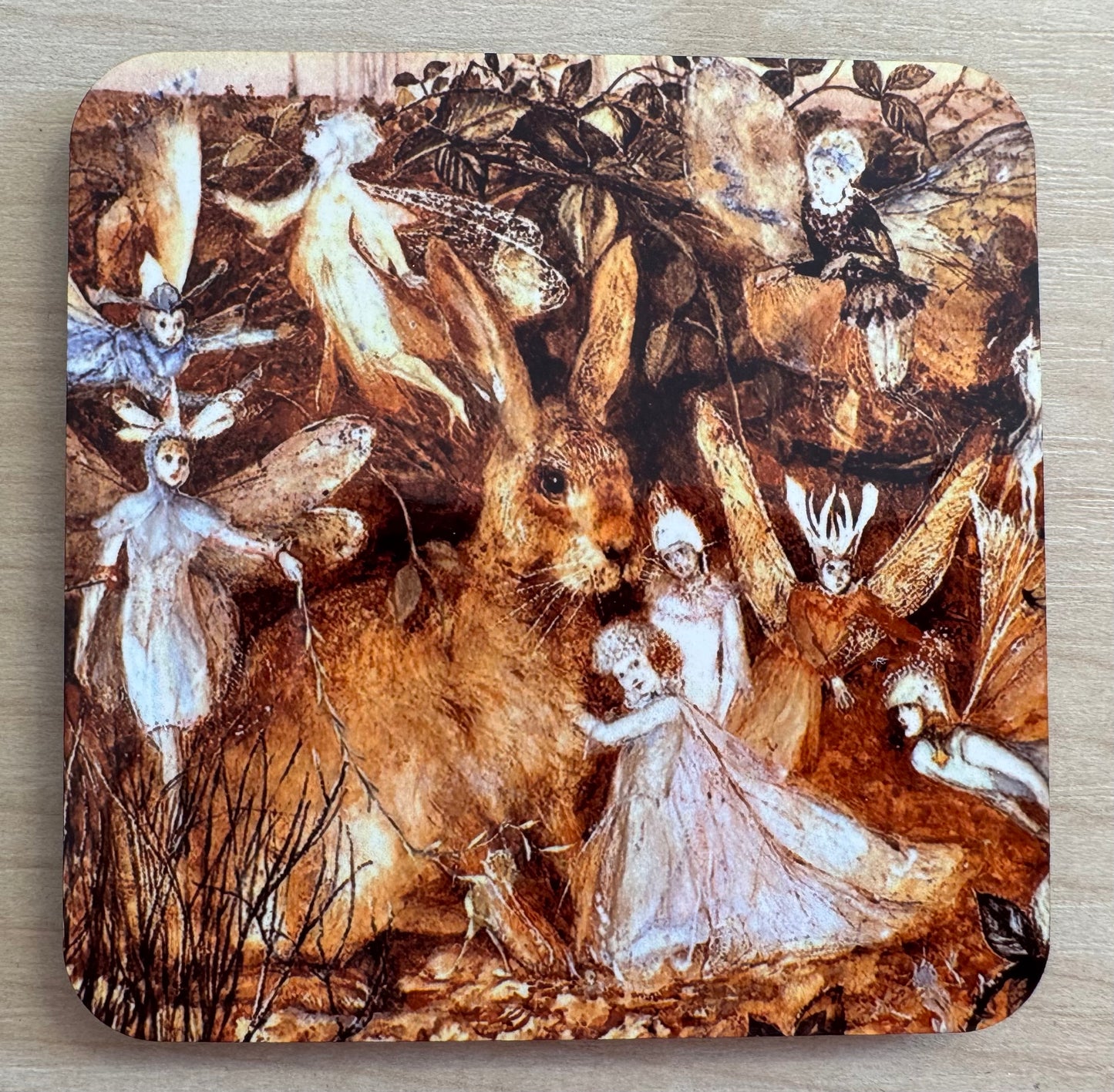 John Anster Fitzgerald art coasters - set of 4