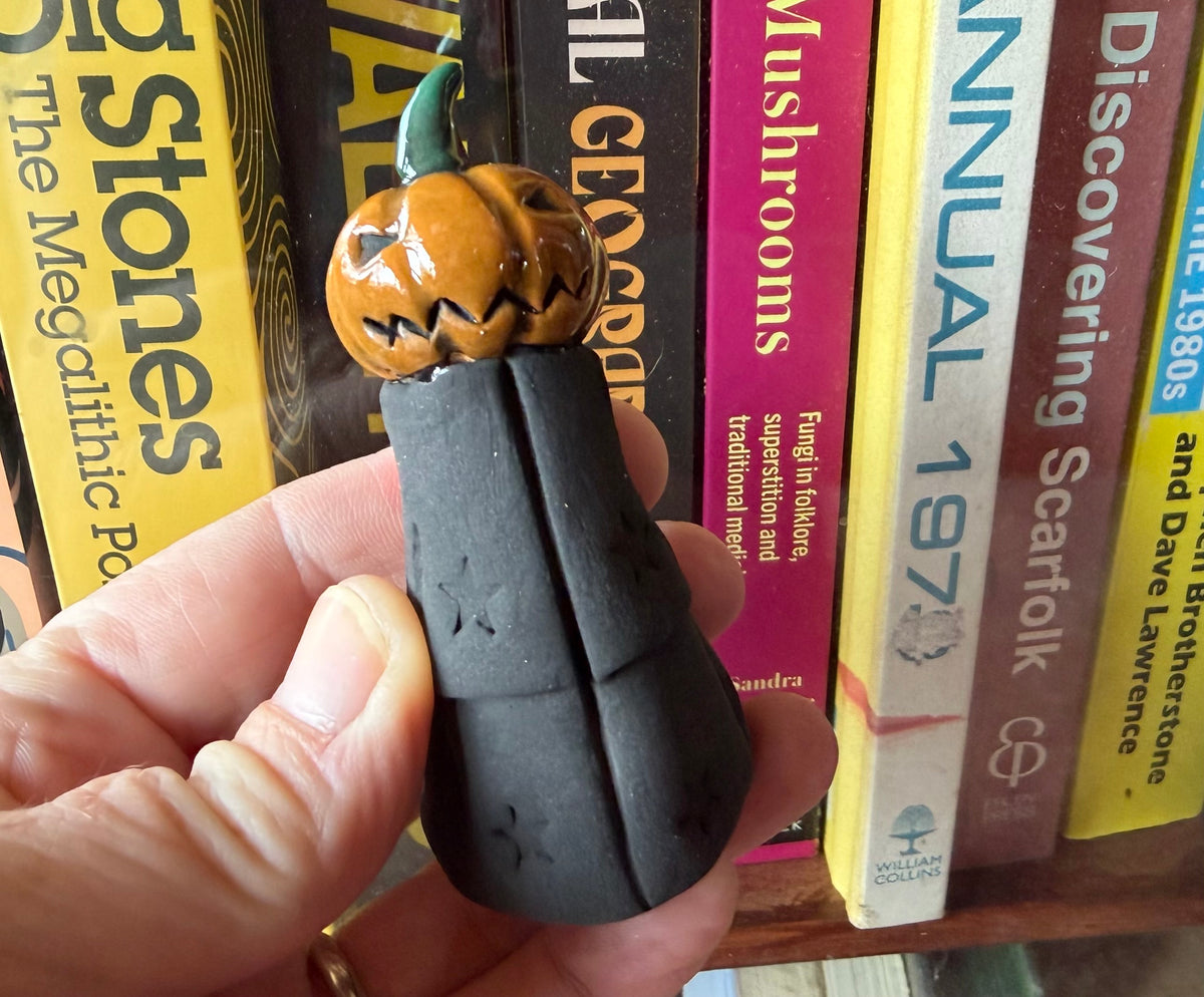 Pumpkin Head Figurine