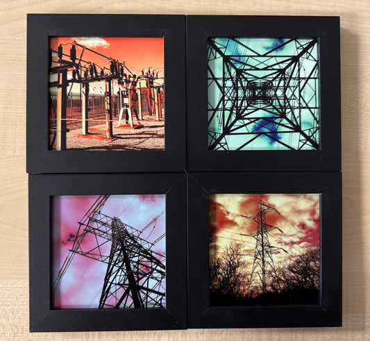 Abstract Pylon Prints - Choose from Four Images
