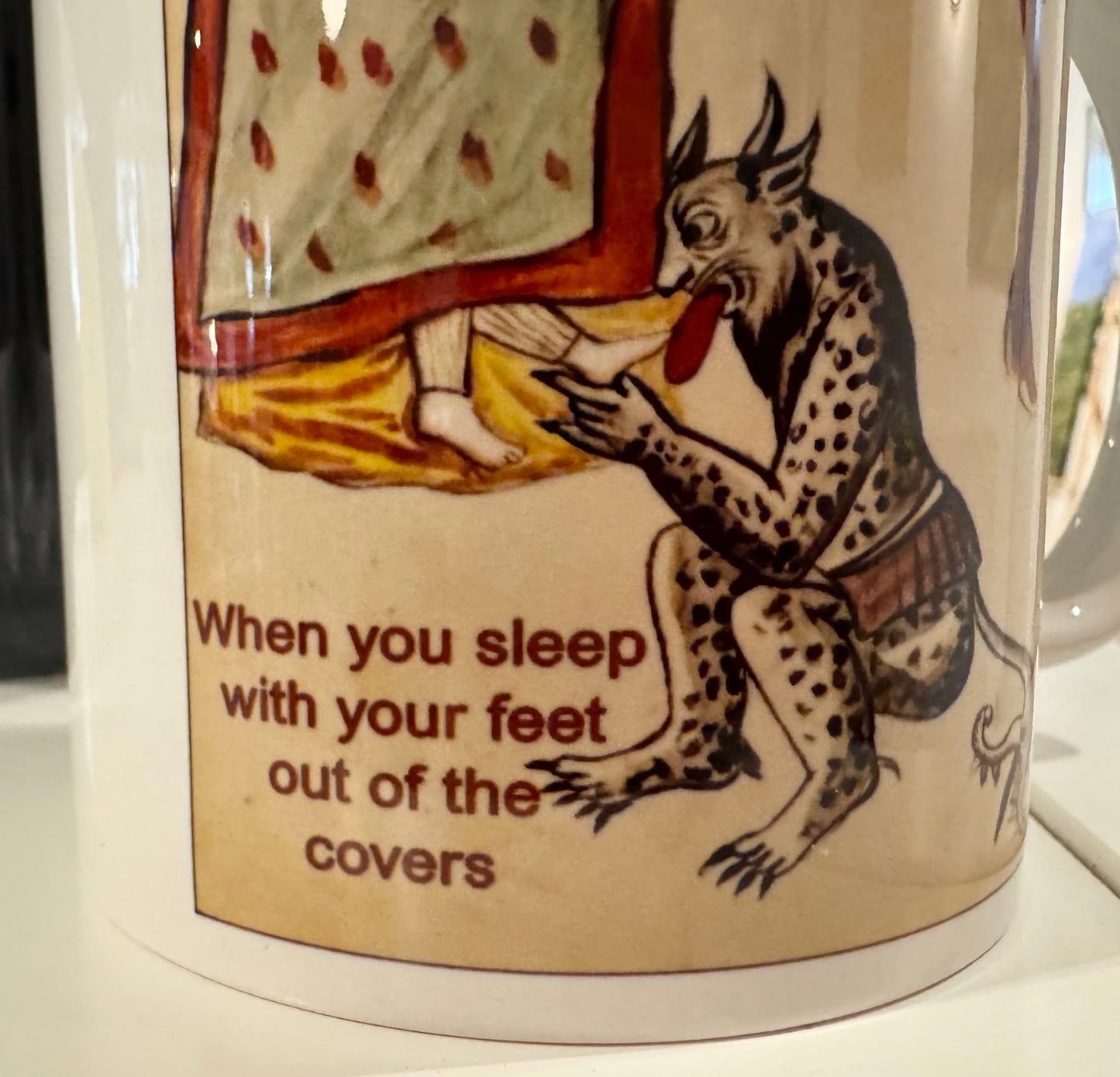 Sleep demon mug