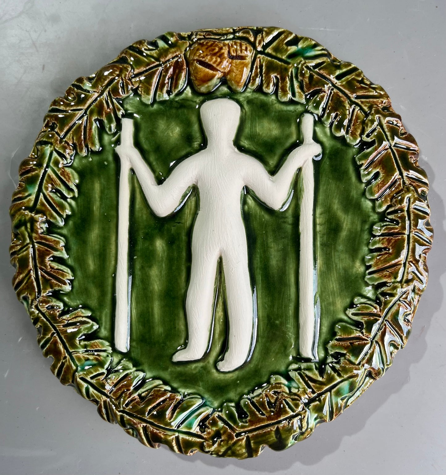 Long man of Wilmington wall plaque