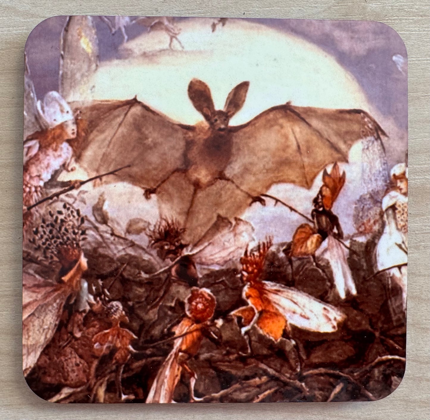 John Anster Fitzgerald art coasters - set of 4