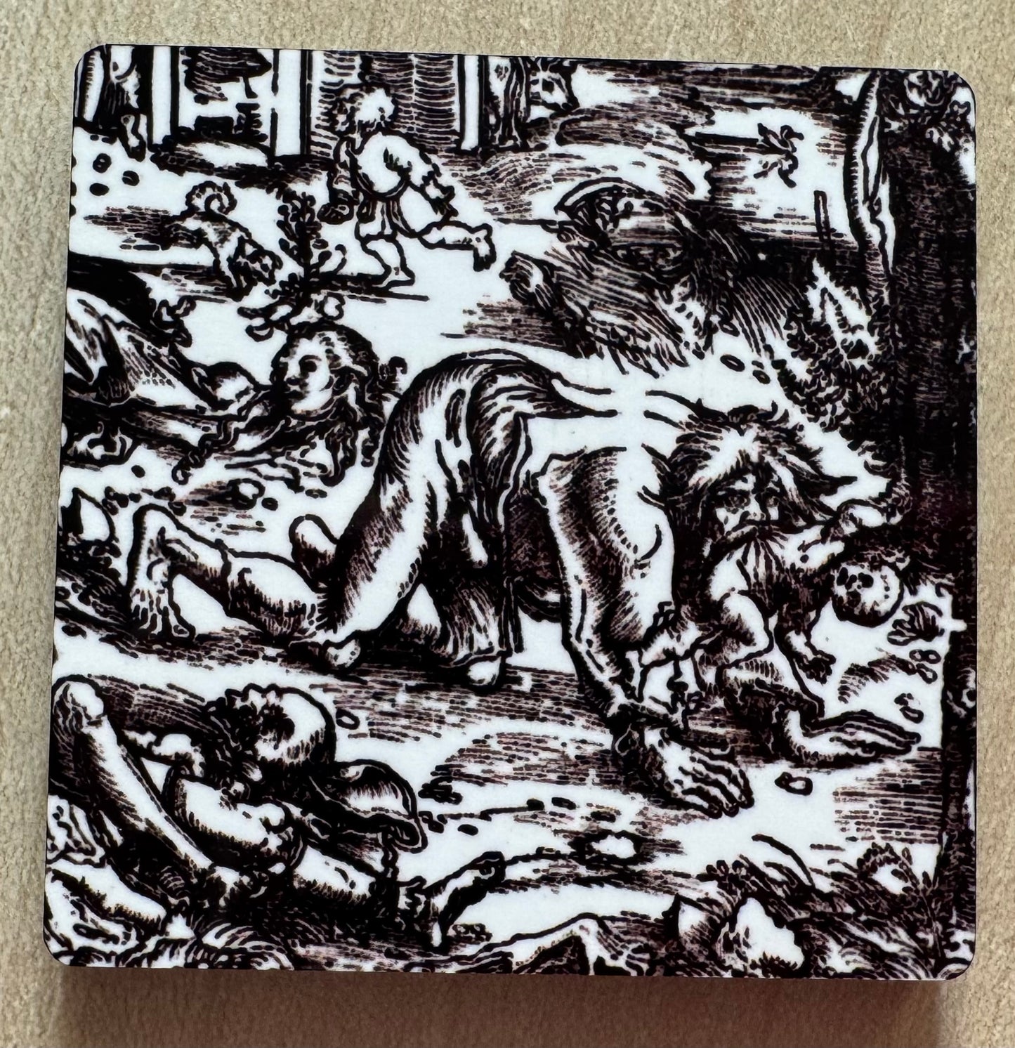 Werewolf (15th-18th century) magnets