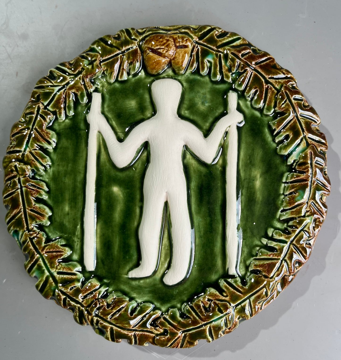 Long man of Wilmington wall plaque