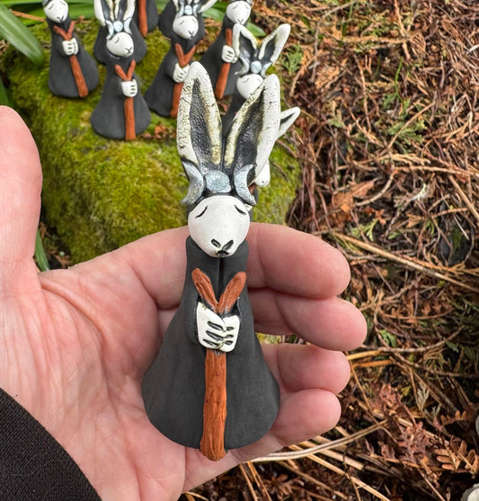 Witch Hare Figurine