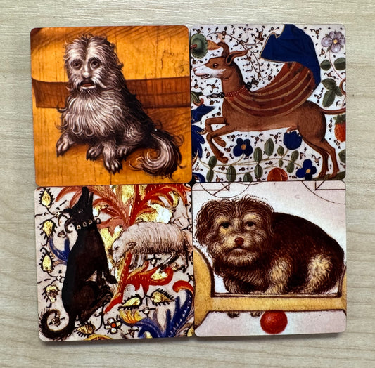 Medieval Dog magnets