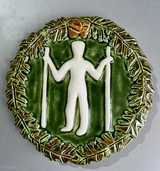 Long man of Wilmington wall plaque