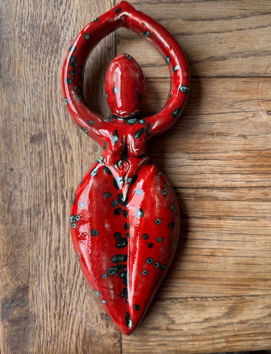 Goddess Wall Plaque - Red