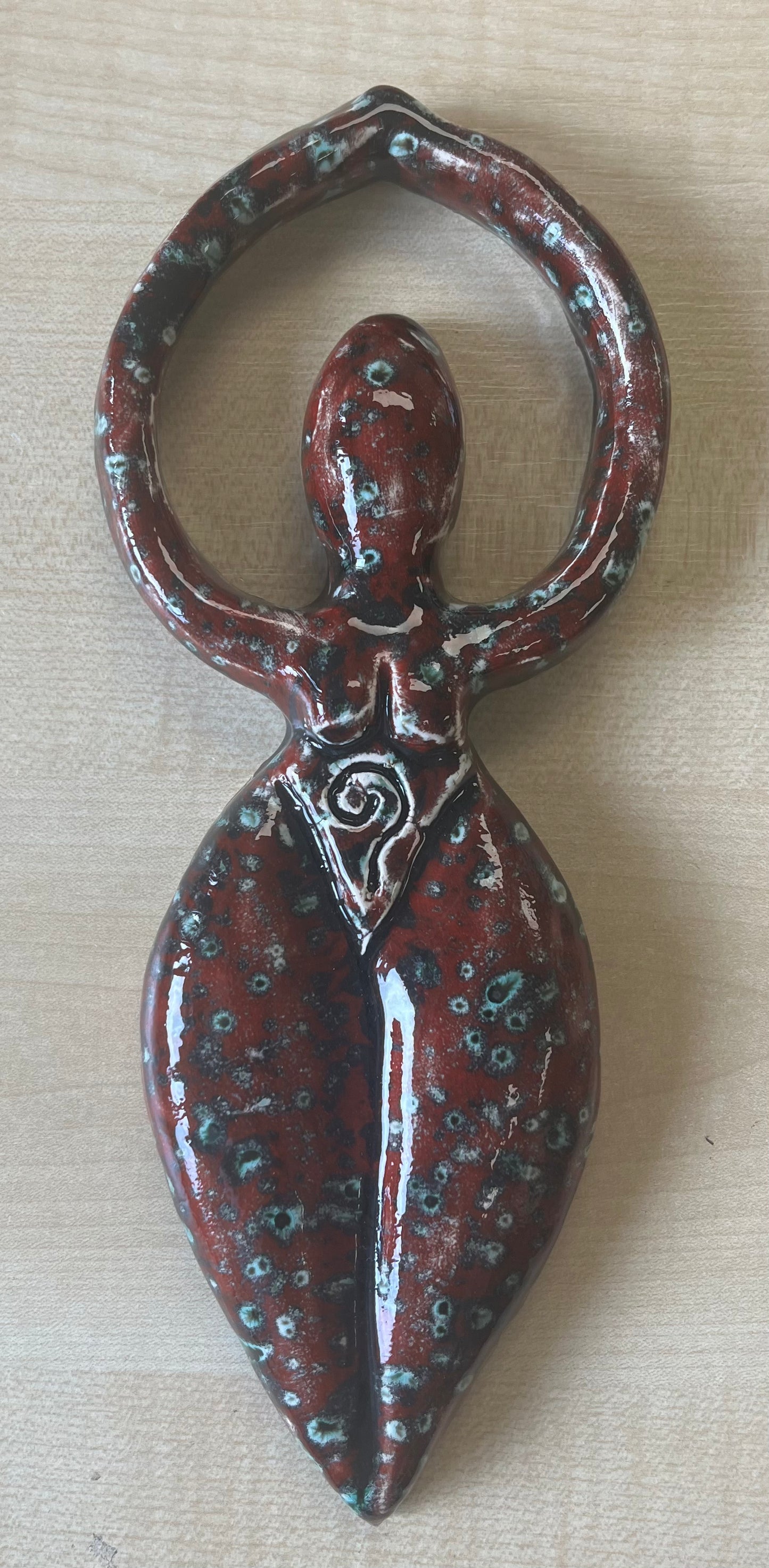 Goddess Wall Plaque - Red
