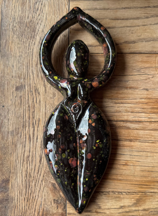 Goddess Wall Plaque - Cosmic glaze