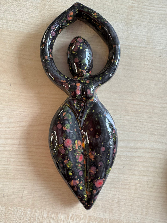 Goddess Wall Plaque - Cosmic glaze