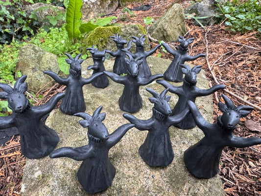 Dancing Goat Figurine