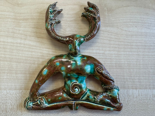 Horned God Wall Plaque