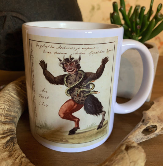 Mischievous demon mug