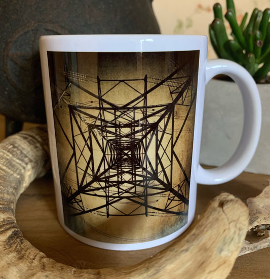 Pylon mug view from below