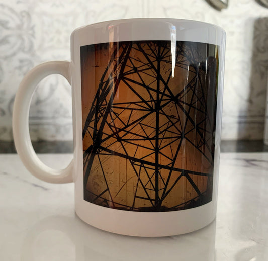 Pylon mug abstract