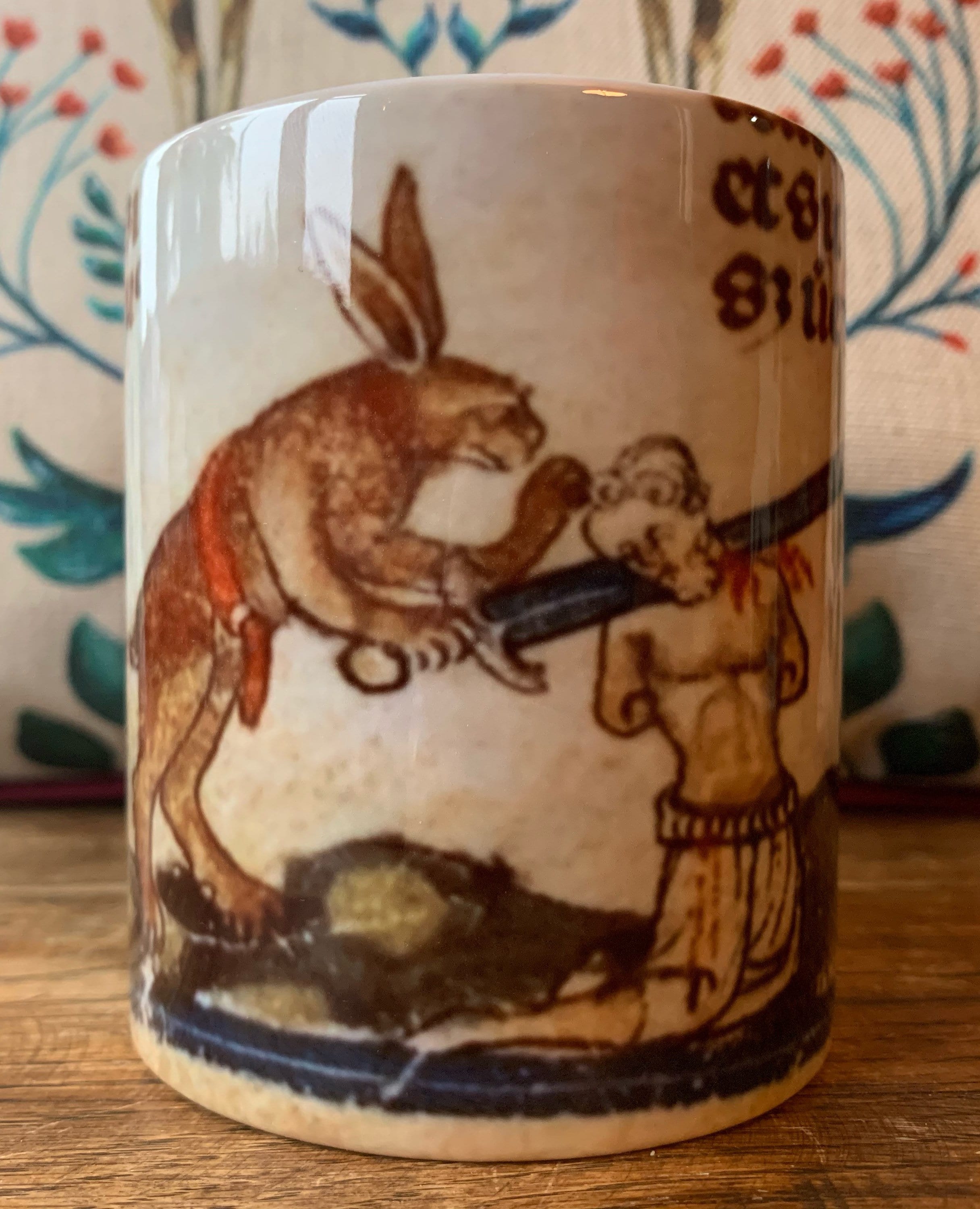 Medieval murder rabbit mug - Colour – TheHumFromTheHill