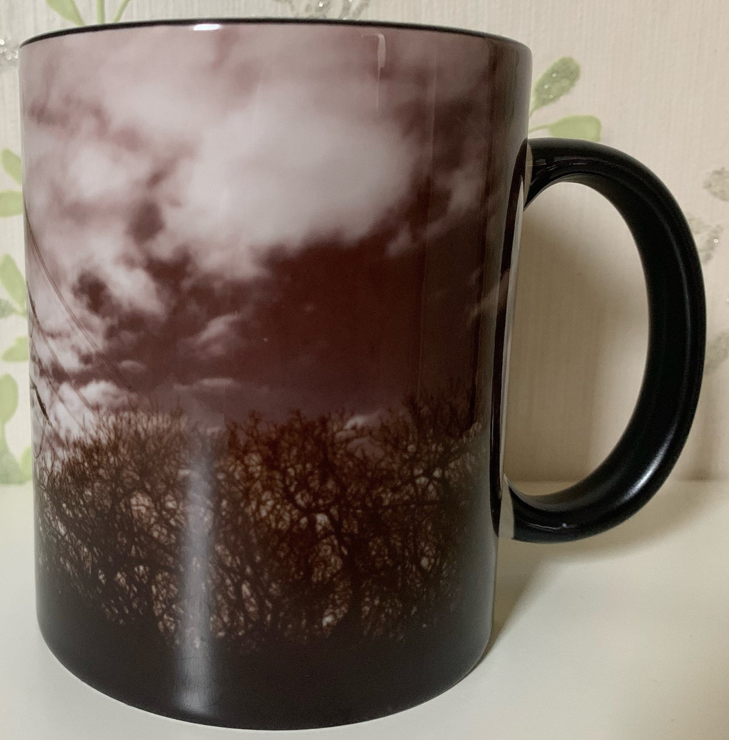 Pylon mug - black and white photograph