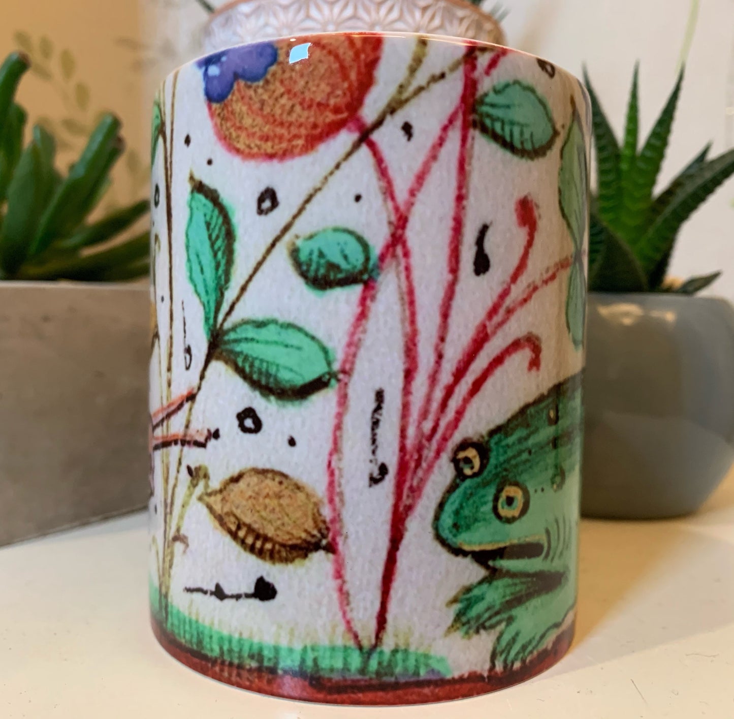 Medieval Snail and Toad Mug